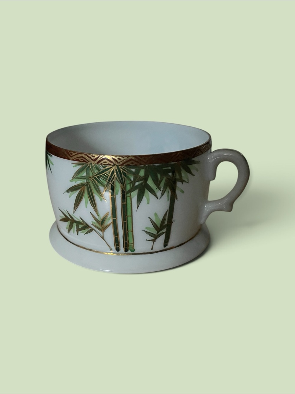 RARE Alkhobar Bamboo w/ Gold Gilt Brim